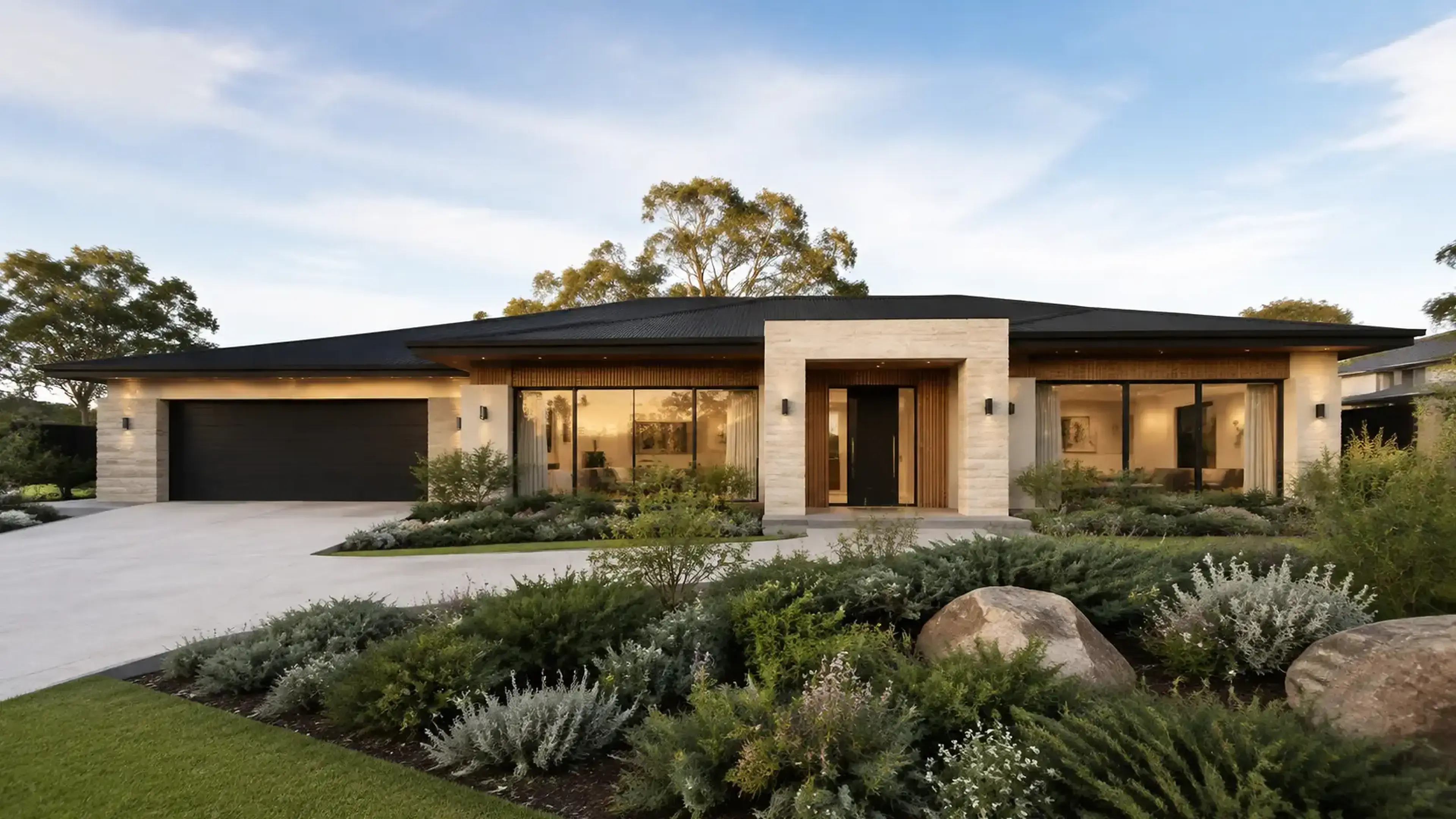 Haven 222 spacious contemporary single-storey home façade